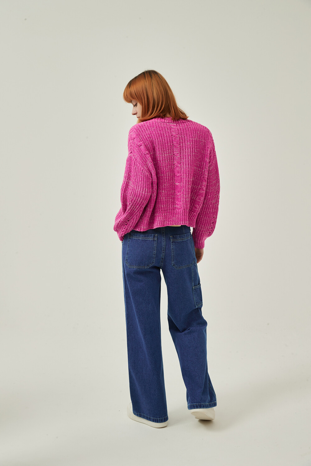 Cardigan Naim Fucsia Oscuro