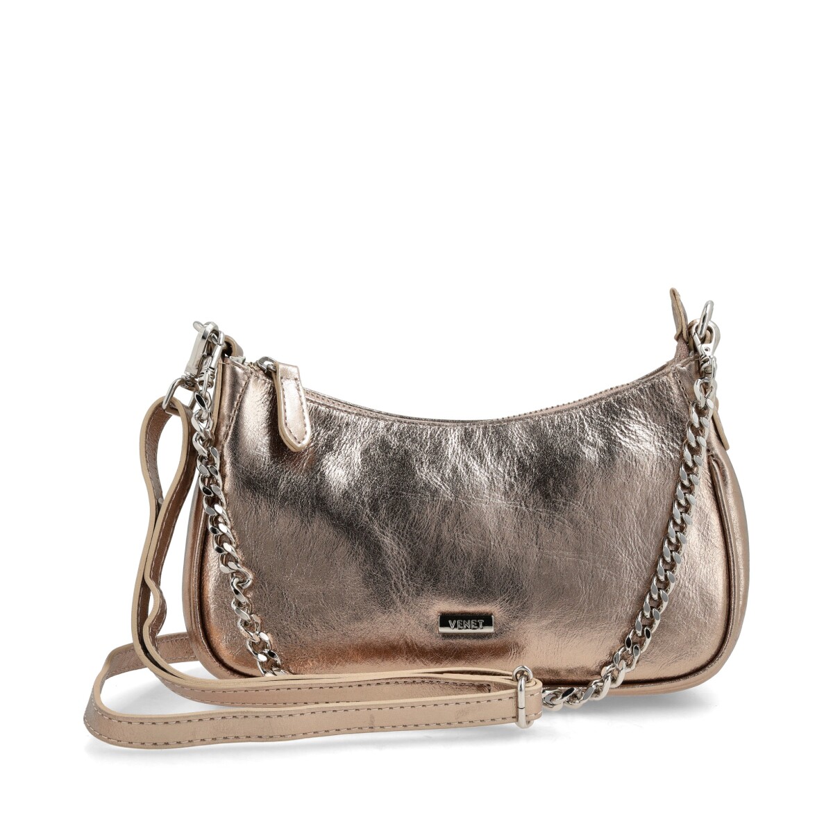 CARTERAS CUERO - VENET TRIGO - DORADO