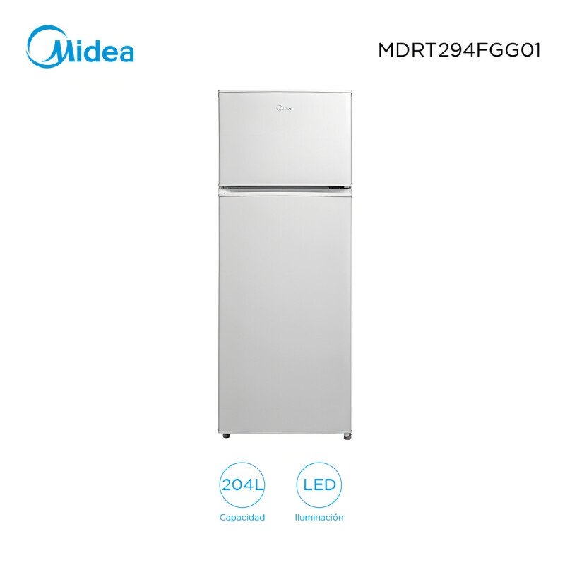 Heladera Frio Humedo Midea Mdrt294fgg01 204 Lt Efic. A Color Blanco Heladera Frio Humedo Midea Mdrt294fgg01 204 Lt Efic. A Color Blanco
