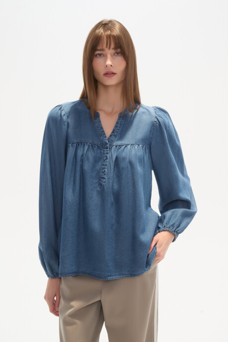 Blusa Mertan Azul
