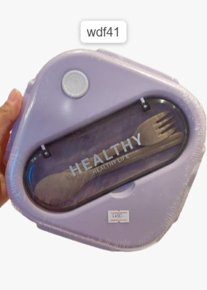 Lunchera Healthy c cubiertos de Unisex - WDF41 - S/color 