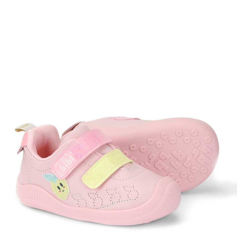 Championes de Niña Bibi Fisioflex 5.0 con Velcro Rosa