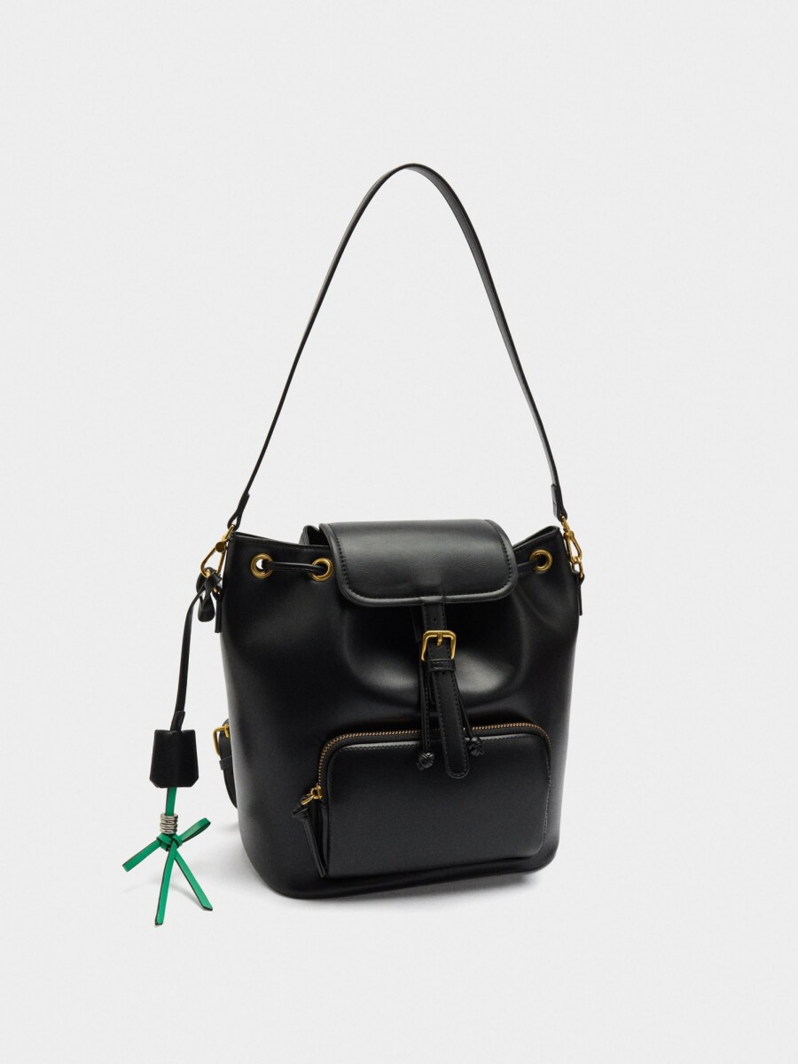 Mochila Con Alça Bandolera negro
