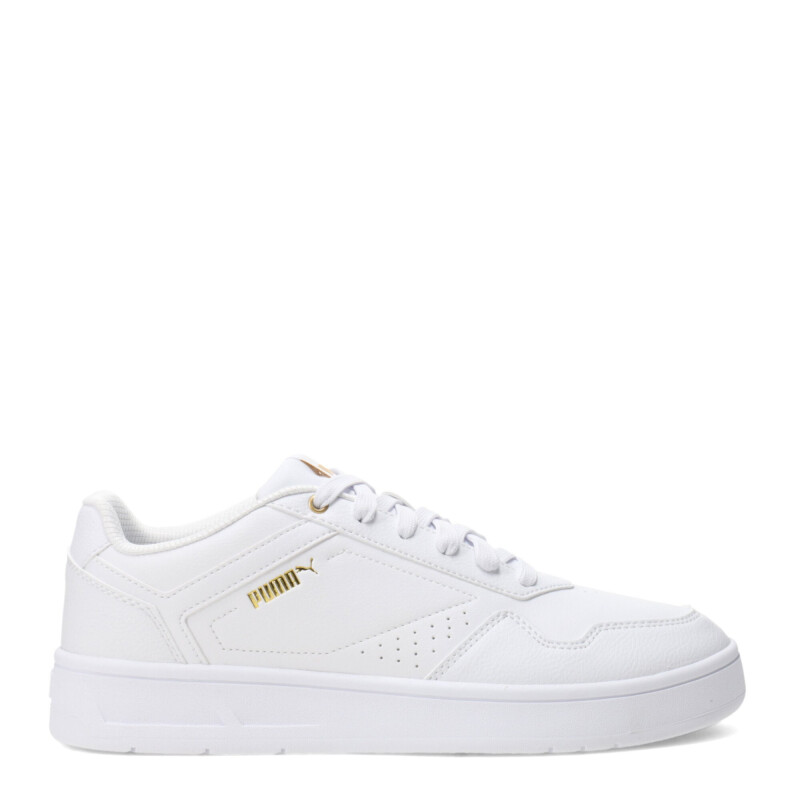 Championes de Hombre Puma Court Classic Blanco - Dorado