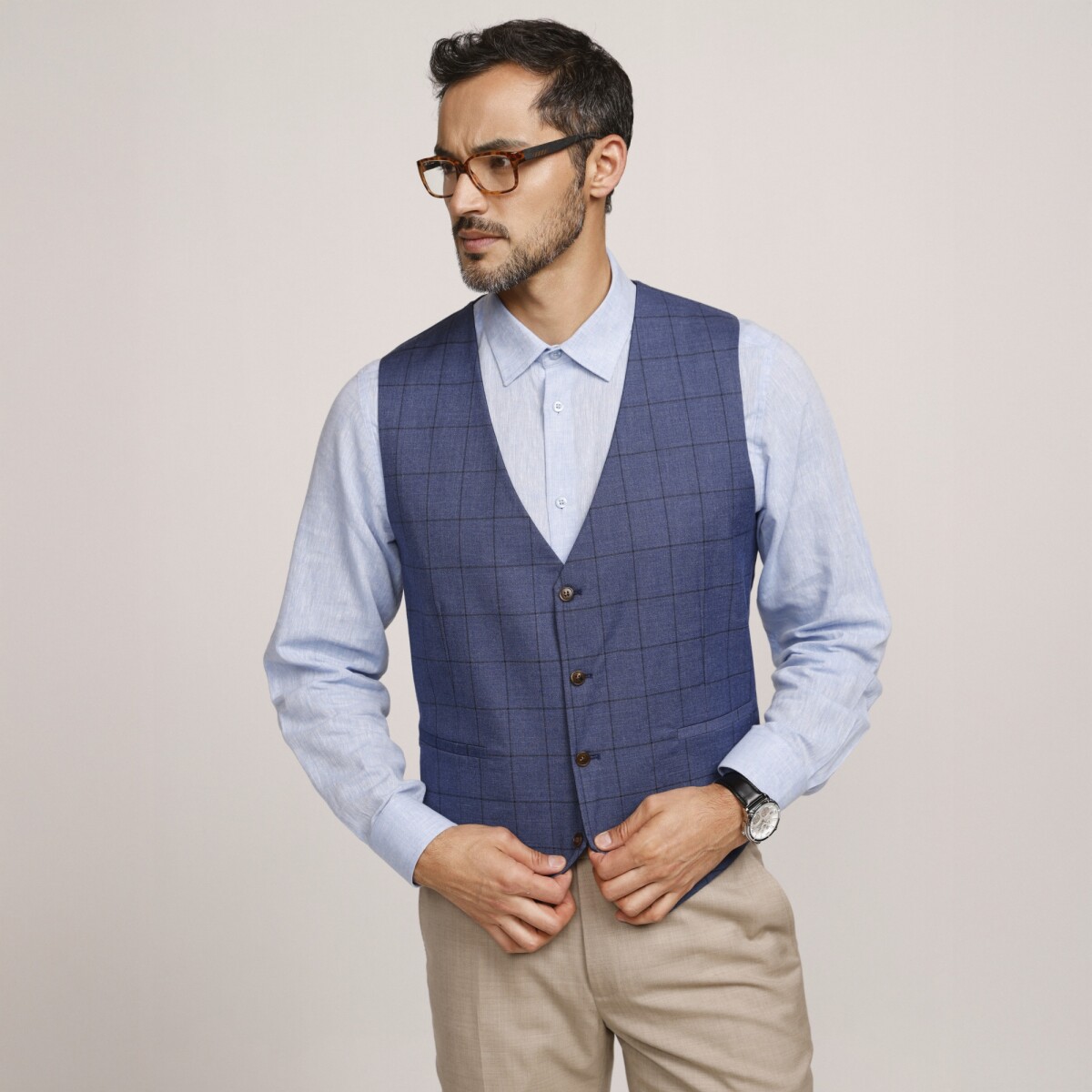 Chaleco Reversible Due Volti - MARINO/AZUL 