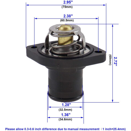 TERMOSTATO - PEUGEOT 206 306 307-CITROEN BLINDADO MLH TERMOSTATO - PEUGEOT 206 306 307-CITROEN BLINDADO MLH