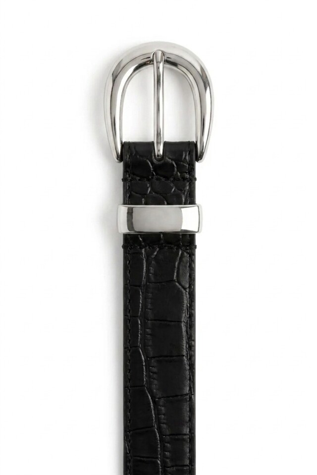 Cinturón crocco negro