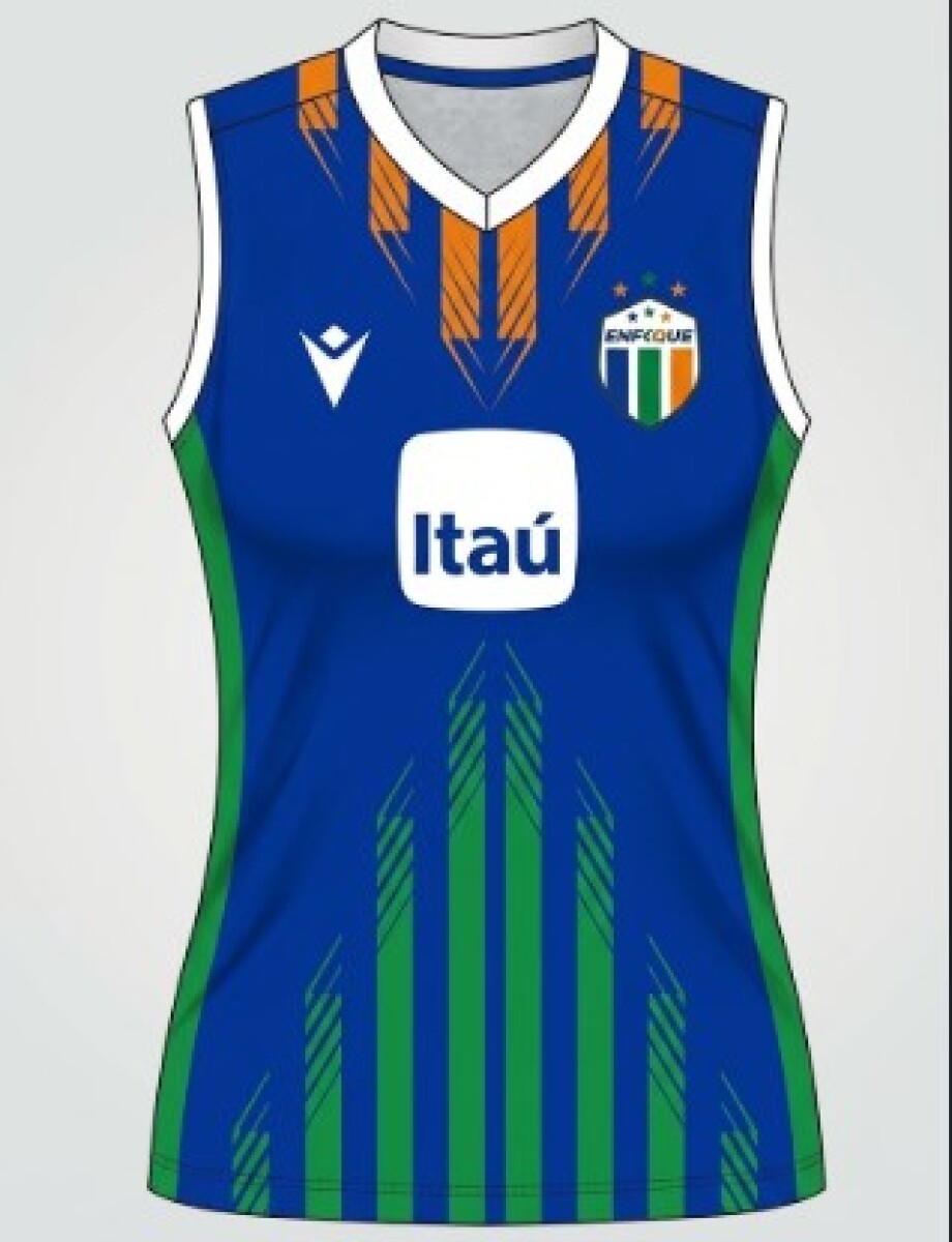 Musculosa Enfoque Volleyball Femenino Azul 