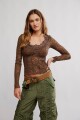 REMERA ML ALL NIGHT Marron