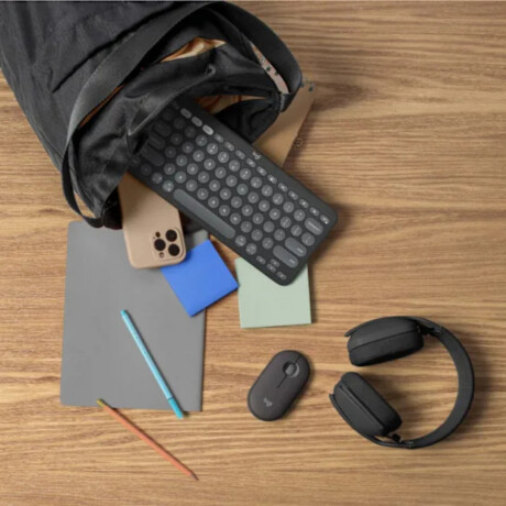 Teclado Logitech K380S PEBBLE KEYS 2 Inalámrico Grafito