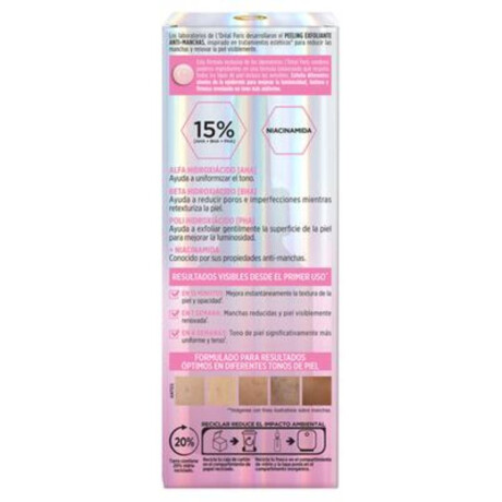 Peeling Exfoliante Loreal Paris Glycobright Anti Manchas 25 ML