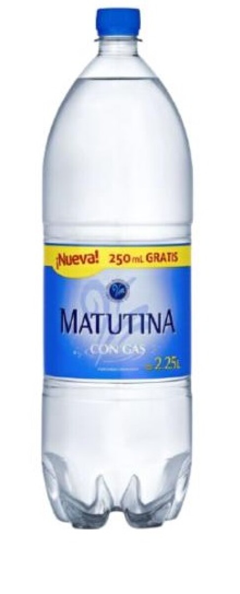 Agua mineral Con Gas MATUTINA 2.25lt 