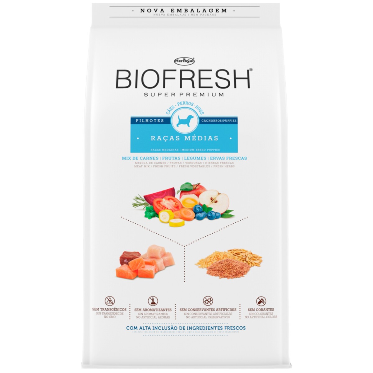 Biofresh Cachorro Raza Mediana X 10 Kg 