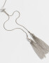 Collares Largos Con strass Collar Largo Con Strass - Plateado