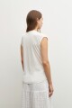 Blusa frente broderie blanco