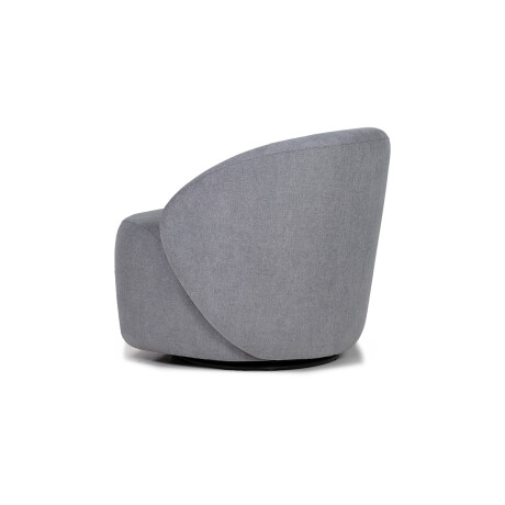 Butaca Zoey Giratoria - Tela Microfibra AA-13 (Gris)