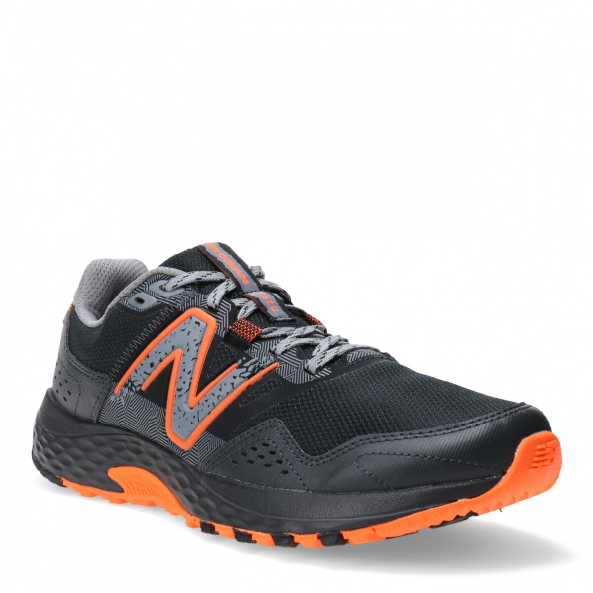 Championes de Hombre New Balance 410 New Balance - Negro - Gris - Anaranjado 