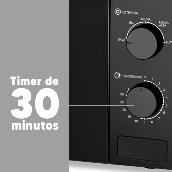 Microondas Xion 20 L Xi-mw22 20 L MICROONDAS XION 20LT NEGRO XI-MW22 AP