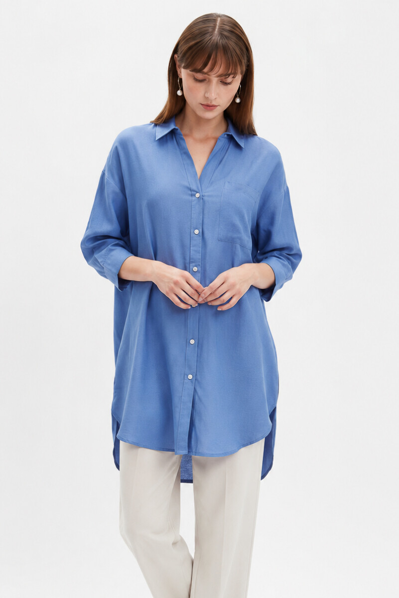 Camisa Ryan - Azul Oscuro 