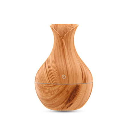 Vaporizador con cuello alto Simil Madera Claro