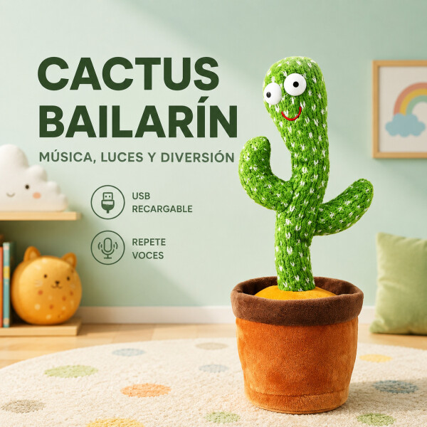 Cactus Bailarín Tuna Música 120 Canciones Repite Voces Usb Cactus Bailarín Tuna Música 120 Canciones Repite Voces Usb