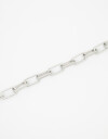 Pulseras Flexibles Metal Pulsera Flexible Maxi Eslabones - Plateado Rodio