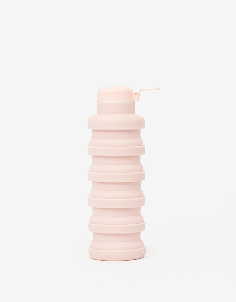 Artículos de deporte Active Botella De Silicona Plegable - Rosa Claro
