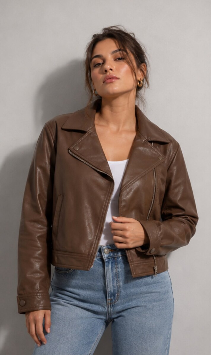 CAMPERA SLOWLY 8808 TIRA - MARRON 