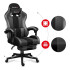 Silla Gamer Huzaro Hz Force 4.7 Con Reposapiés SILLA GAMER HUZARO HZ FORCE 4.7 GRIS