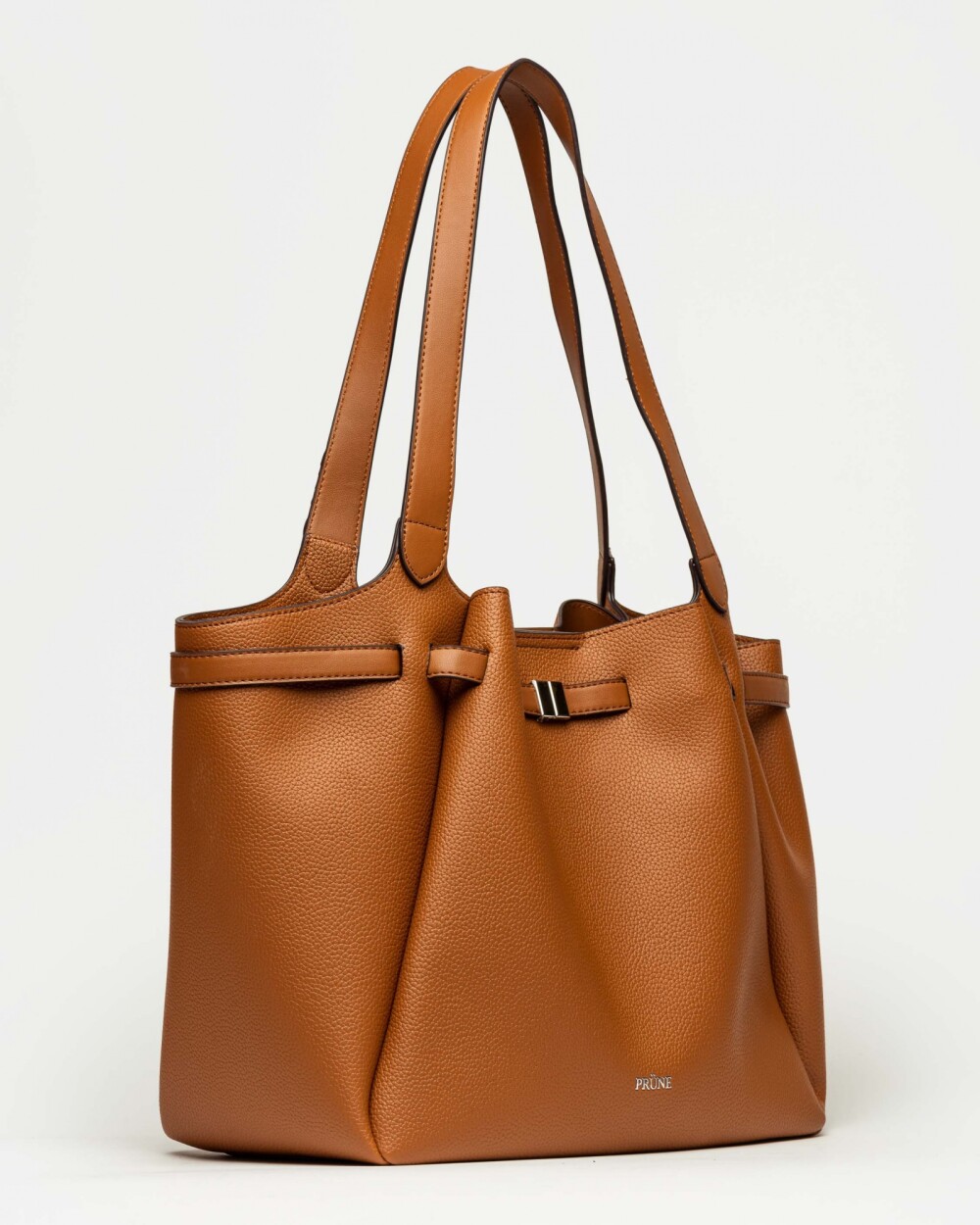 Bolso Marble en efecto cuero graneado Cuoio