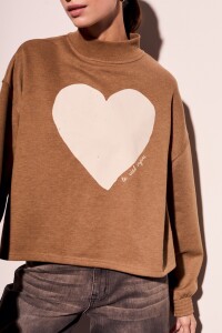 Sweater Algodón Peinado Camel