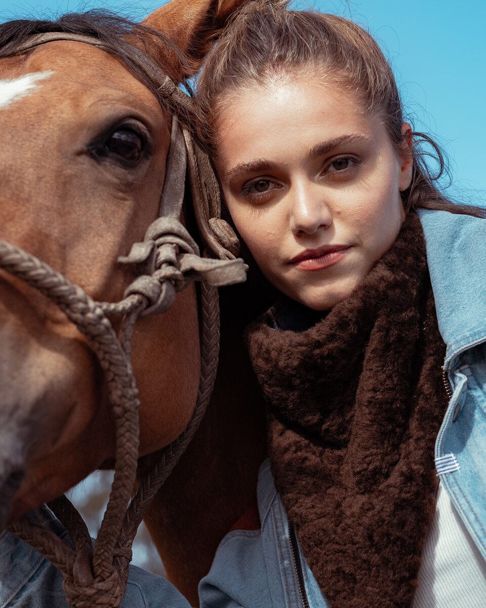 Triangle Warm Neck - Chocolate 