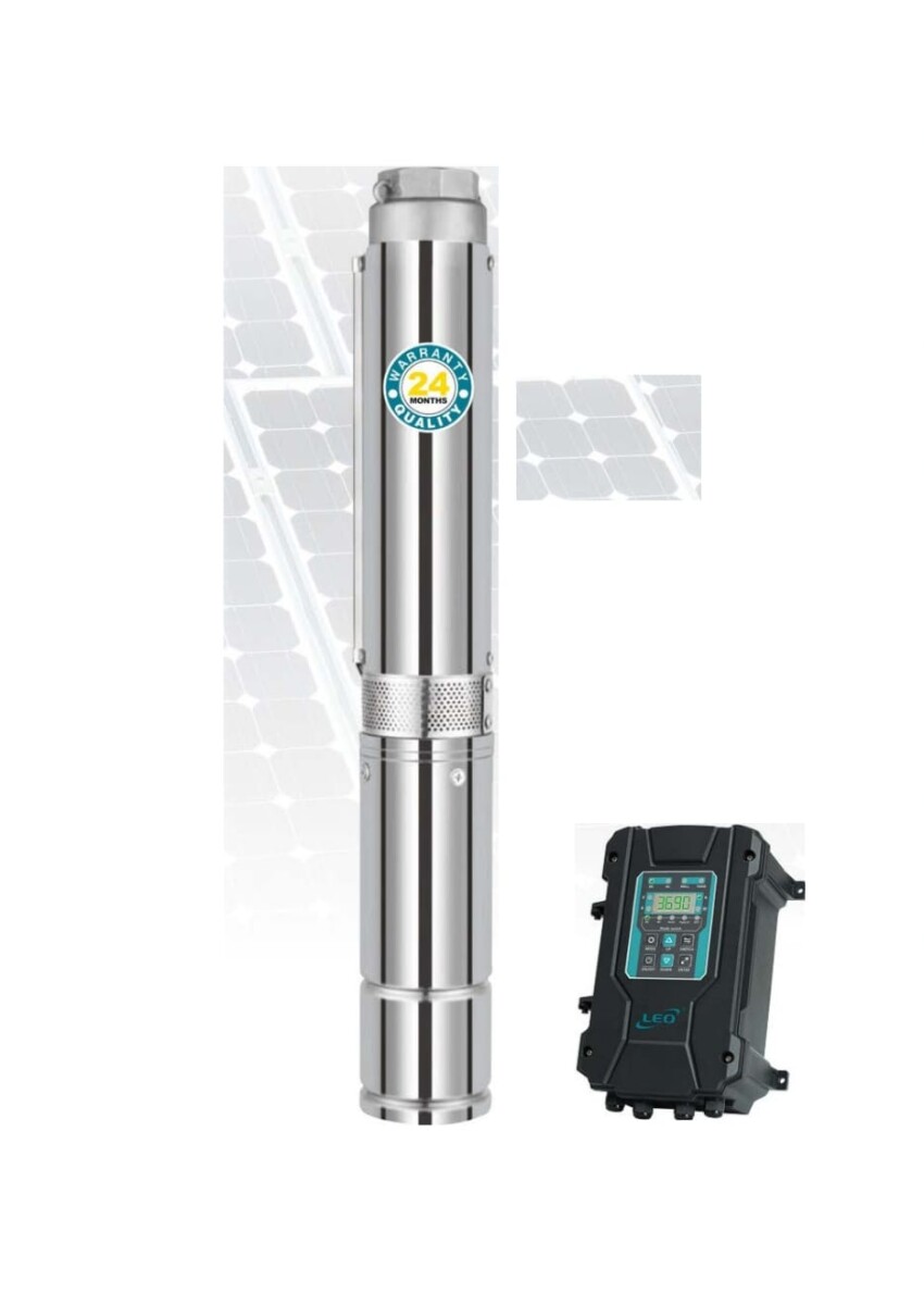 Electrobomba Sumergible Solar 4LPY 1 Hp 4" LEO 