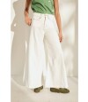 Pantalon Wide Xl Linen Ss26 Manteca