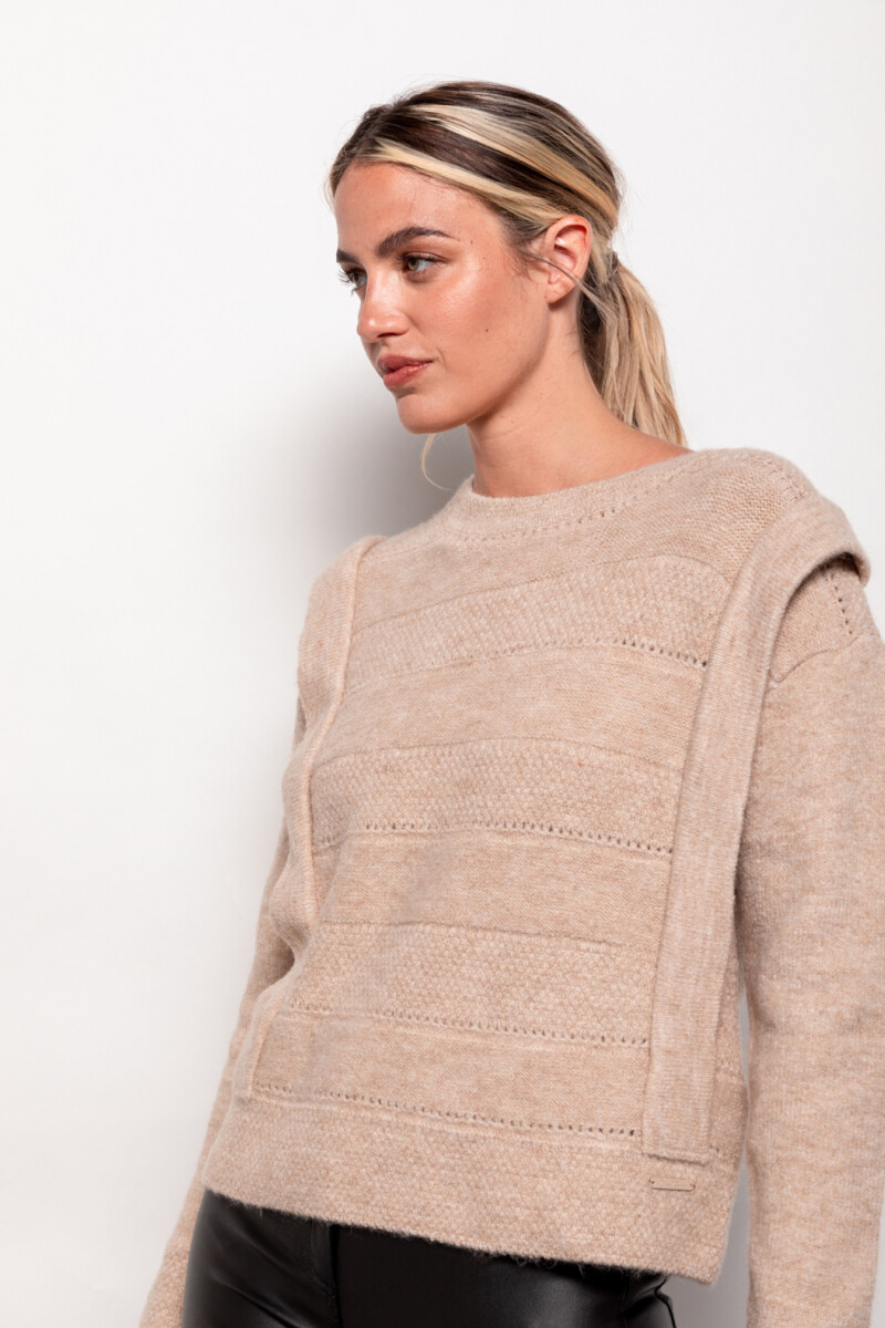 SWEATER MANE Beige Oscuro