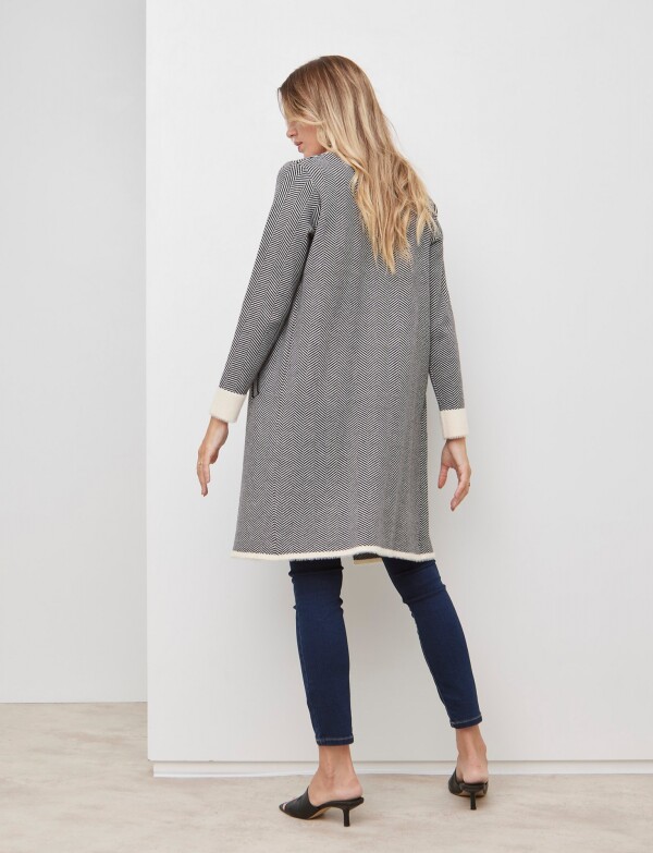 Cardigan Piel NEGRO/CRUDO
