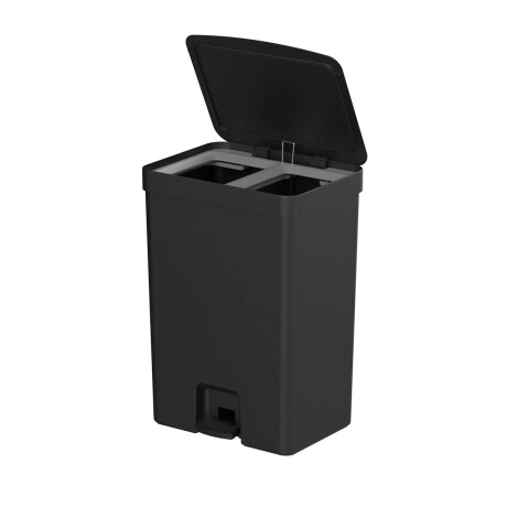 Tarro de residuos doble 30 lts NEGRO