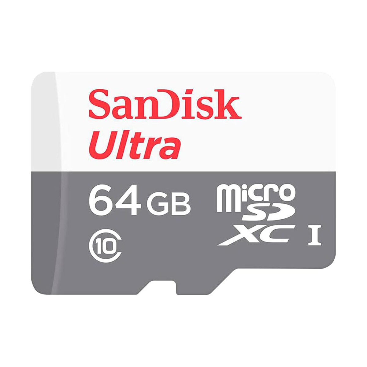 Tarjeta de Memoria micro SD Kingston SanDisk UHS-I Ultra 64GB Clase 10 | 100MB/S con Adaptador SD - Gris 