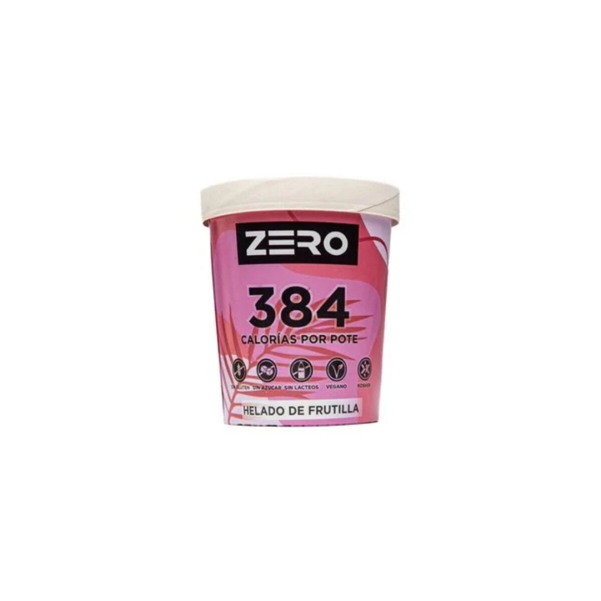 Helado de frutilla Zero - 480 ml 