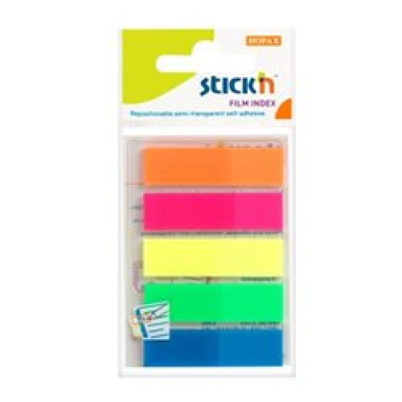 Índice Stick´N Film 5 Colores Flúo #INDICE STICK´N FILM 5 COLORES FLÚO