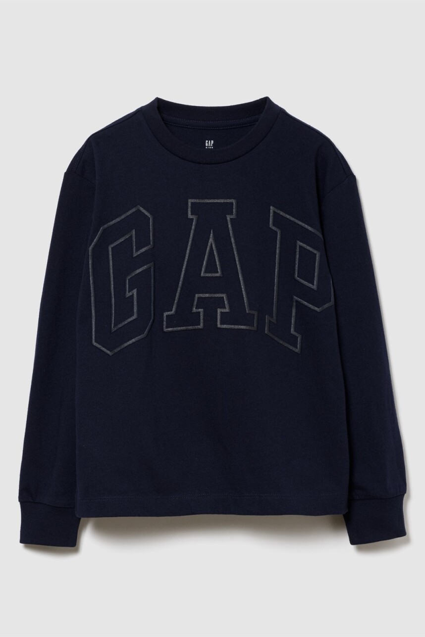 Remera Logo Gap Niño Navy Uniform