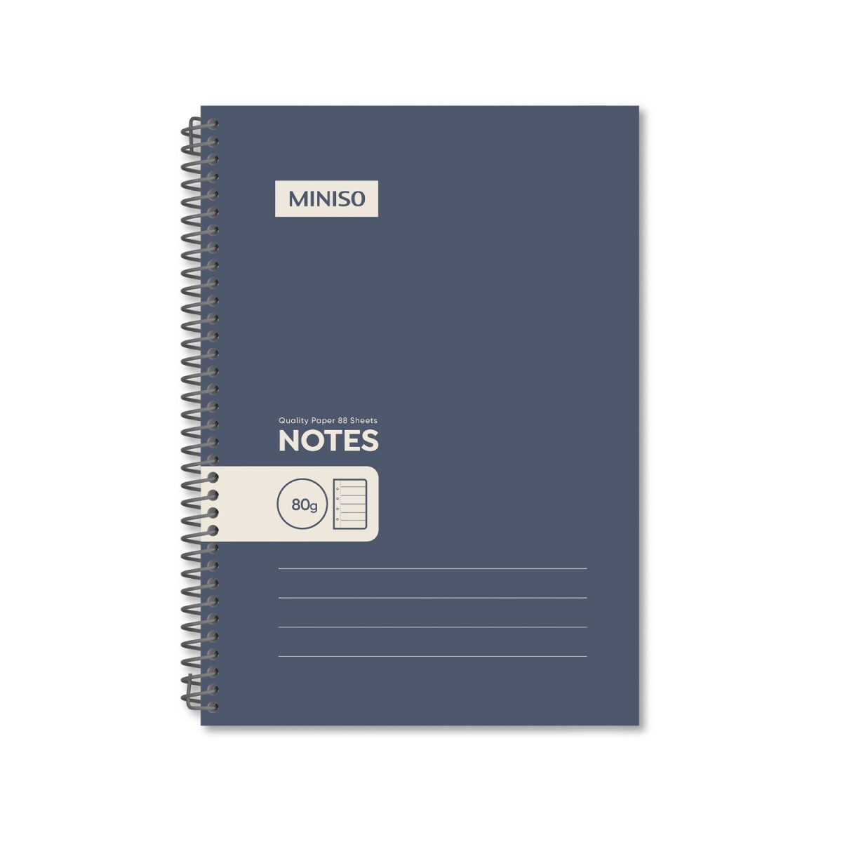 Cuaderno A4 simple - azul 