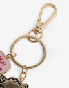 Llavero Metal Llavero Y Bag Charm Gato Mon Amour - Combinacion Multicolor