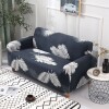 Funda sillón 4 cuerpos estampada Hojas Grises
