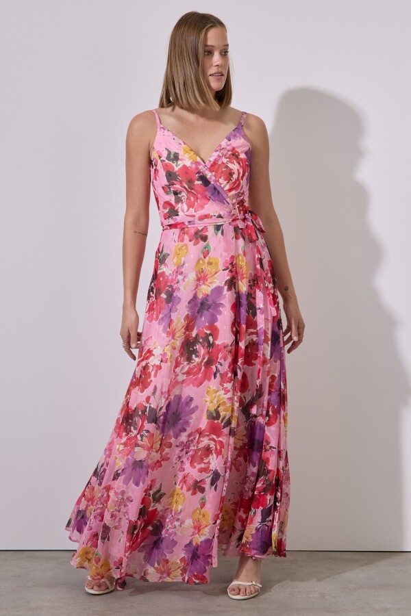 Vestido Maxi Summer ROSA/MULTI