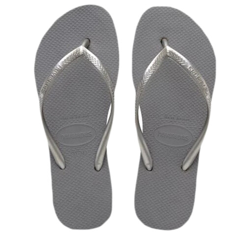 Ojota de Mujer Havaianas Slim Gris Acero