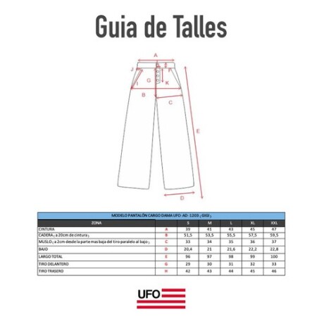 Pantalón cargo UFO Gigi Verde Verde