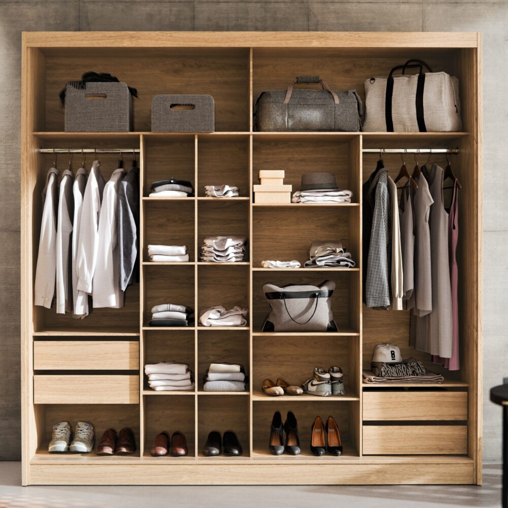 Ropero 2 puertas Corredizas - Moderna Ropero 2 puertas Corredizas - Moderna