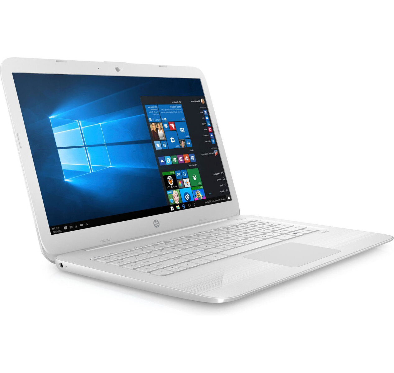Notebook HP Dualcore 2.48GHZ, 4GB, 32GB, 14", WIN10, Blanca 