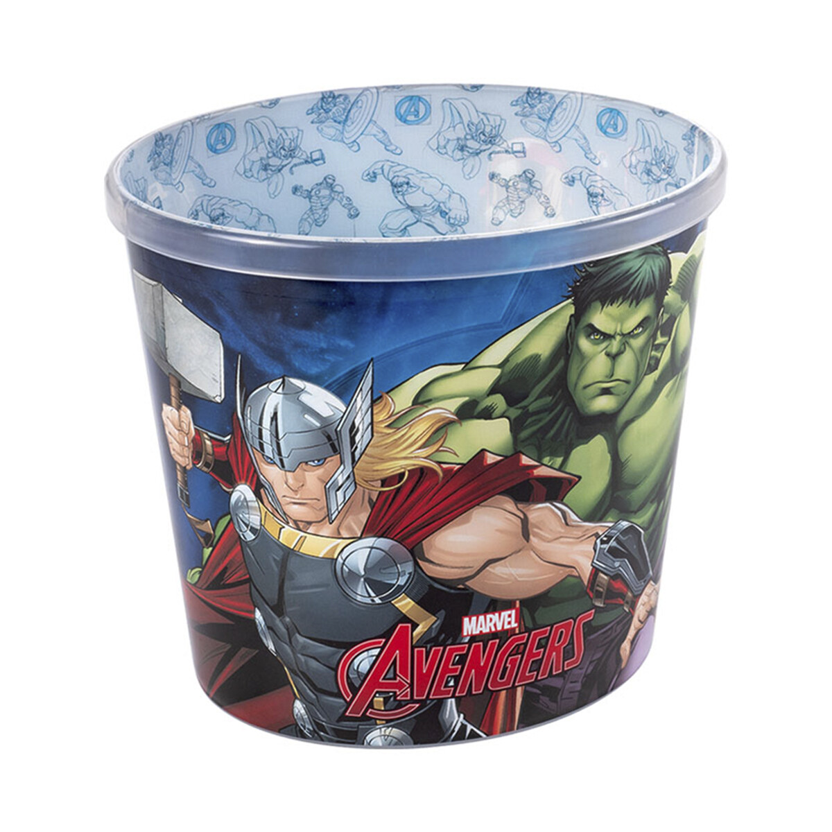 Balde Plástico para Pop Avengers 2,1 Lts - Avenger 01 